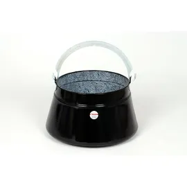 su-deco Gulaschkessel 10 Liter Stahl Schwarz