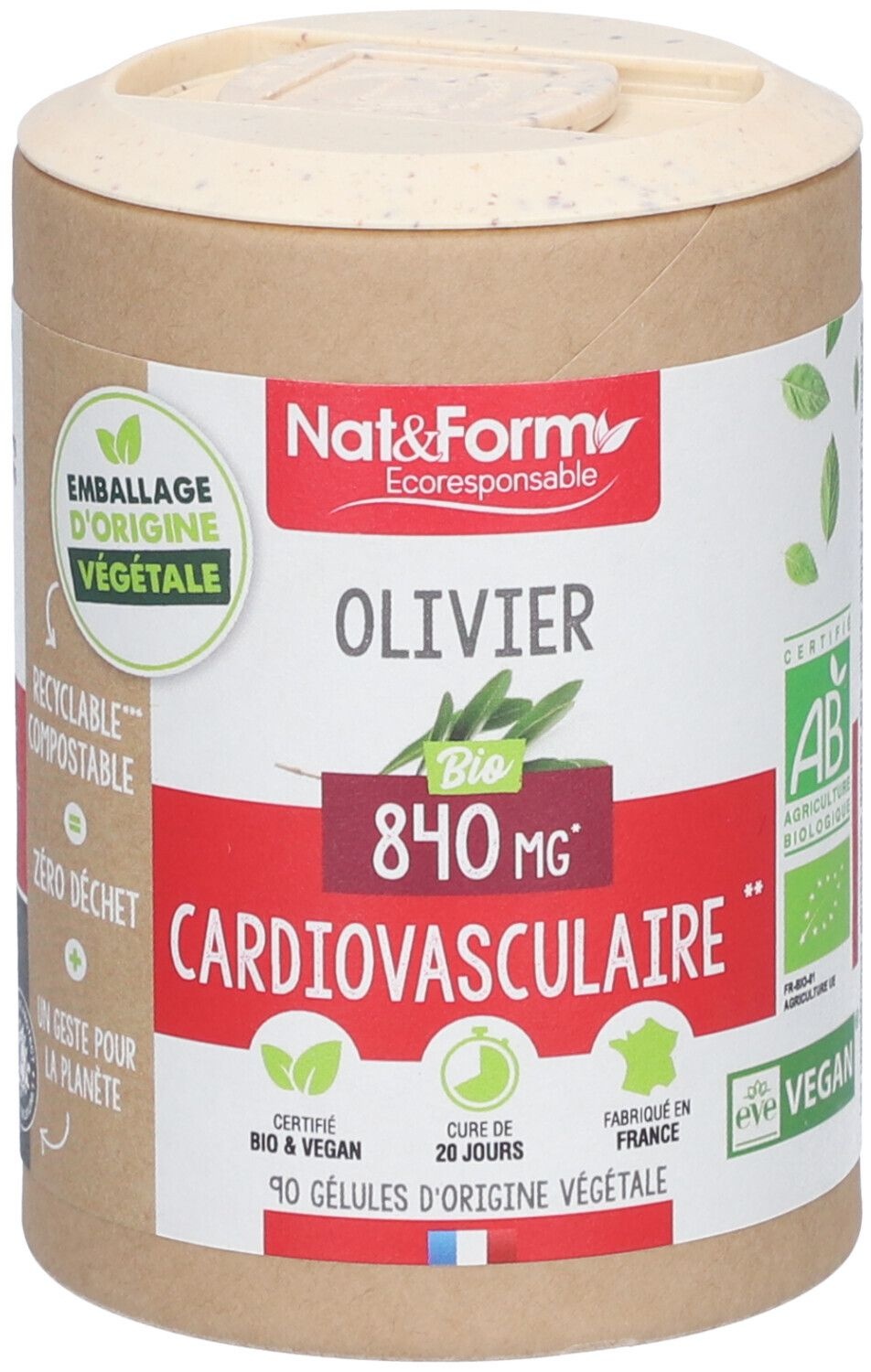 Nat&Form Olivier Bio en gélules 90 pc(s) capsule(s)