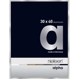 Nielsen Design nielsen Aluminium Bilderrahmen Alpha, 30x40 cm, Silber