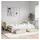 vidaXL Tagesbett Ausziehbar mit Schubladen Creme 80x200 cm Stoff