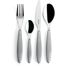 Guzzini - Feeling, 24-Teiliges Besteckset - Himmelgrau, 15,8 x 7,5 x h25,5 cm - 23000092