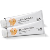 Sanct Bernhard Hornhaut-Salbe mit 10% Salicyl-Vaselin | 2 x 90 g