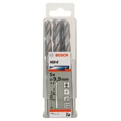 Metallbohrer HSS-G, DIN 338, 9,9 x 87 x 133 mm, 5er-Pack