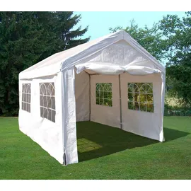 DEGAMO Seitenplane für Zelt 3x4 m Weiß