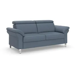 sit&more 2,5-Sitzer SIT & MORE "Arngast", bunt (graublau), B:186cm H:84cm T:93cm, Sofas, inklusive Federkern und Kopfteilverstellung