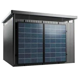 Biohort Photovoltaik Montageschienen für Gerätehaus Neo
