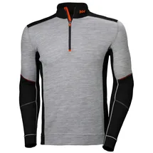HELLY HANSEN LIFA MERINO grau/schwarz XXL