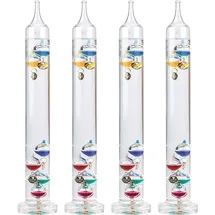 Pearl Dekoratives Retro Galileo-Thermometer Classic mittlere Größe 27 cm