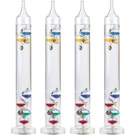 Pearl Dekoratives Retro Galileo-Thermometer Classic mittlere Größe 27 cm