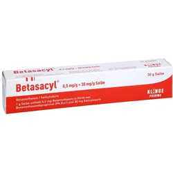 Betasacyl 0,5 mg/g + 30 mg/g Salbe 30 g