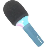 KIDYWOLF - Mikrofon Bluetooth mit Licht blau