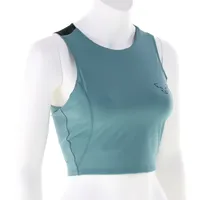 Dynafit Trail Crop Top Damen Tanktop-Blau-L