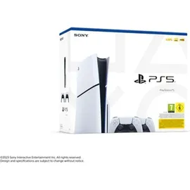 Sony PlayStation 5 Slim Disc Edition + 2. DualSense Wireless-Controller