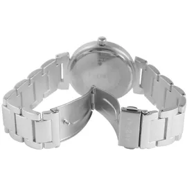 Akzent Damenuhr mit Metallarmband - Silber