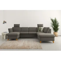 Kopfstütze HOME AFFAIRE "Trelleborg", braun (schlamm), B:50cm H:25cm T:12cm, 100% Polyester, Polsterauflagen, passend zur Serie "Trelleborg"