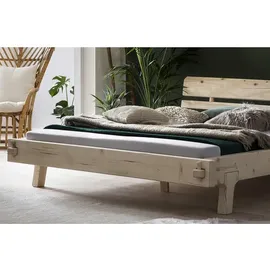 SalesFever Balkenbett Fichtenholz 140x200 cm