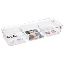 BigBuy Organizer für Pinsel und Kosmetik Smart, 27,6 x 10,2 x 4,3 cm