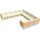 vidaXL Garten-Lounge-Set 11-tlg. creme Kiefernholz