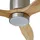 LUCANDE Faipari 26 cm Deckenventilator Nikkel/Holz