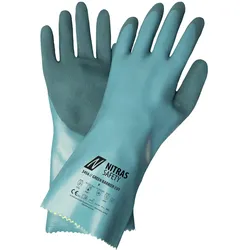 AS Arbeitsschutz Nitras GREEN BARRIER CUT 3456 | 12 Paar Schutzhandschuhe | Gr.12