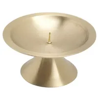 Nklaus Kerzenleuchter Scheibenleuchter Ø11cm Gold