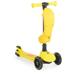 Moni Kinderroller 2 in 1 Lamborghini Laufrad, Lenkerhöhe verstellbar, klappbar gelb