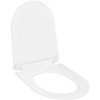 Eleganten-Stil Toilettensitz mit Absenkautomatik und Quick-Release-Design Weiß DE55610