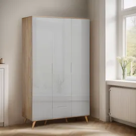 OTTO home Kleiderschrank Lund 120 x 203 x 52 cm Grau