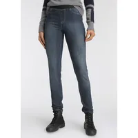 Arizona Skinny-fit-Jeans ARIZONA, Damen, Gr. 42, N-Gr, blau (dunkelblau