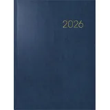 Brunnen Buchkalender Mod. 797 '26 | 168×240 mm, Kunststoff, blau