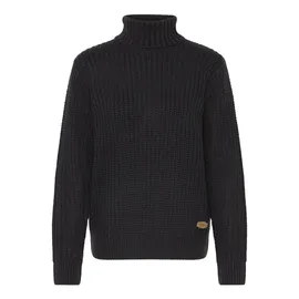 Oxmo Rollkragenpullover Schwarz M