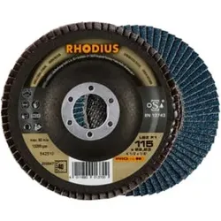 RHODIUS PROline LSZ F1 Fächerschleifscheibe 115 x 22,23 mm K40
