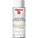 Alpina Sprühlack für Möbel & Türen 400 ml weiß glänzend