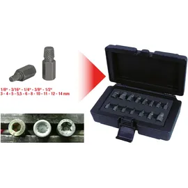 KS Tools Spiral-Schrauben- und Bolzenausdreher-Satz 15-tlg. (150.1385)