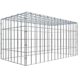 Gabiona C-Ring-Gabione-Anbaukorb Typ 3 40 x 80 x 40 cm Maschenw 5 x 10 cm