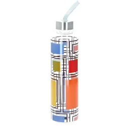 PPD Trinkflasche Glasflasche London 550 ml bunt