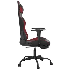 vidaXL Gaming-Stuhl Kunstleder Schwarz