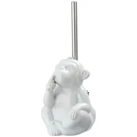Wenko WC-Bürstengarnitur Monkey Quiet Weiß