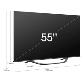 Hisense 55U77HQ Fernseher 139,7 cm (55") 4K Ultra HD Smart-TV WLAN Schwarz 400 cd/m2