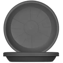 BigDean 3X Blumentopf Untersetzer Ø 44 cm Anthrazit für Ø 45 cm Töpfe