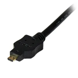 Startech StarTech.com 1m Micro HDMI auf DVI Kabel - Micro HDMI zu DVI-Adapterkabel - Micro HDMI Typ-D Gerät auf DVI-D Single-Link Monitor/Display/Projektor Monitor/Konverterkabel - Robust (HDDDVIMM1M)