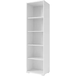 Stella Trading Bega Consult Aktenregal 52,5 x 35 x 186 cm weiß