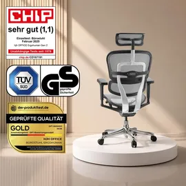 HJH Office Ergohuman Ultra Gen2 Netz Grau