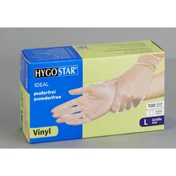 HYGOSTAR Einmalhandschuhe IDEAL L transparent