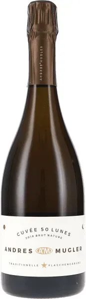 Cuvée 50 Lunes Sekt Brut Nature Andres&Mugler 2018 BIO