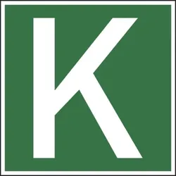 König Werbeanlagen Hinweisschild, Fahrzeug im Kombinierten Verkehr, 200x200mm, Folie - 200x200 mm Folie selbstklebend