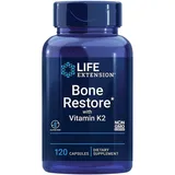 Life Extension, Bone Restore mit Vitamin K2, Vitamin D3 und Mineralstoffen, 120 Kapseln, Laborgeprüft, Glutenfrei, Sojafrei, Ohne Gentechnik