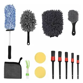 vidaXL Reinigungsbürste Auto-Reinigungsbürsten-Set Mehrfarbig 13 St.
