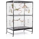 Montana Vogelkäfig Casa 120 119 x 81 x 180 cm grau