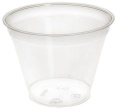 Verive Clear Cup Smoothie Becher, rPET, Ø 95 mm 80550082 , 1 Karton = 16 Packungen à 50 Stück, Fassungsvermögen: 280 ml